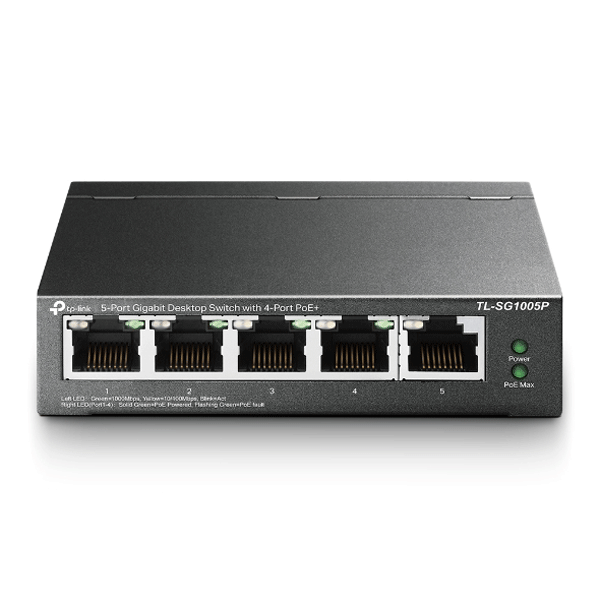 Switch PoE TP-Link TL-SG1005P (5 port/ 10/100/1000 Mbps)