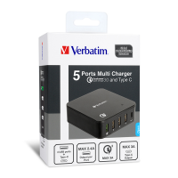 Bộ sạc đa cổng 5 cổng Verbatim 65396