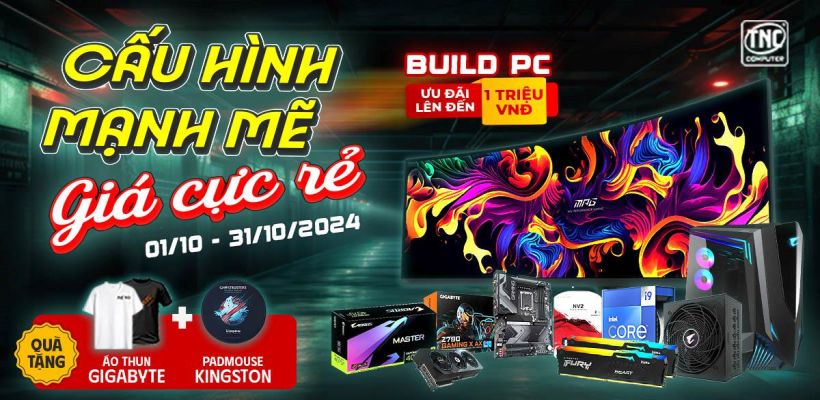 BUILD PC: CẤU HÌNH MẠNH MẼ -