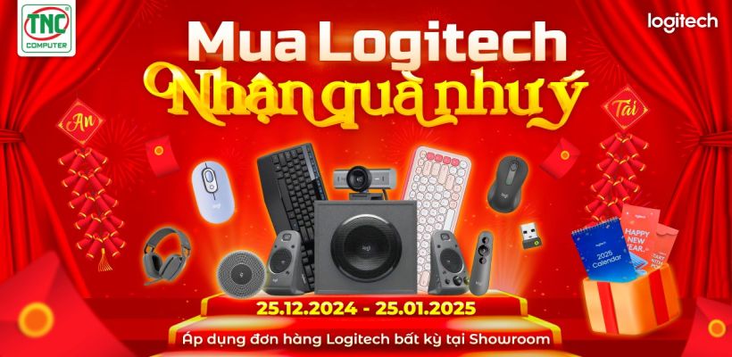 MUA LOGITECH NHẬN QUÀ NHƯ Ý