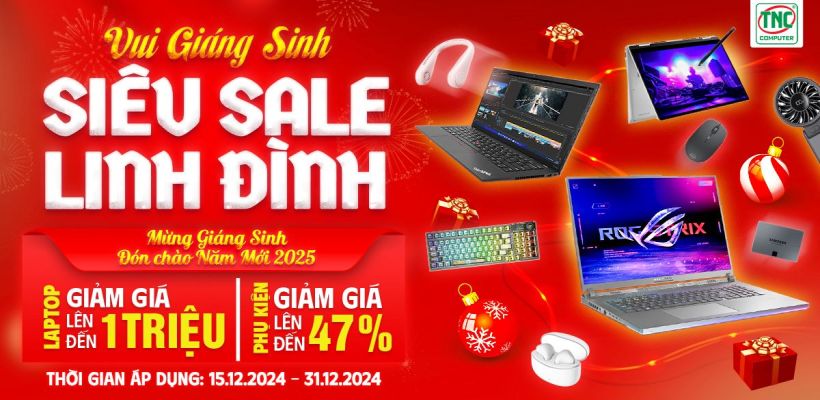 VUI GIÁNG SINH - SIÊU SALE LINH ĐÌNH